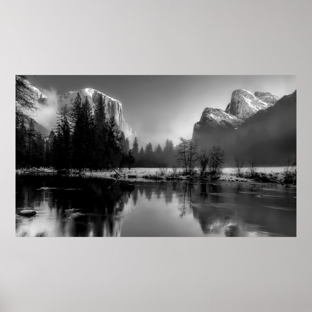AFFICHE YOSEMITE HIVER (Devant)