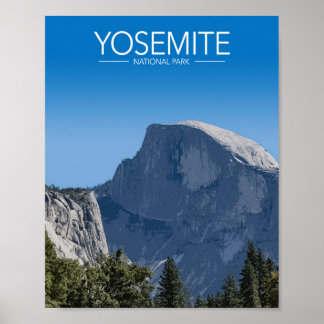 Affiche Yosemite National, California Park Stylisé Voyage