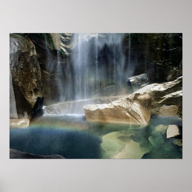 Affiche Yosemite National Park Waterfall (Devant)