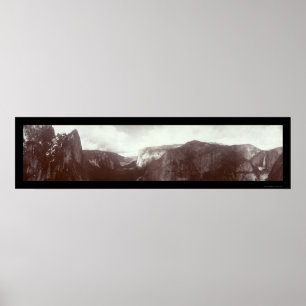 Affiche Yosemite photo panoramique 1899