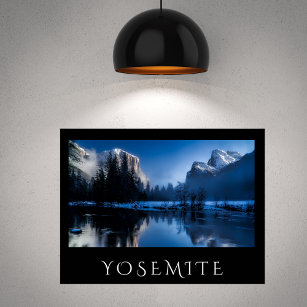 Affiche Yosemite pittoresque en hiver