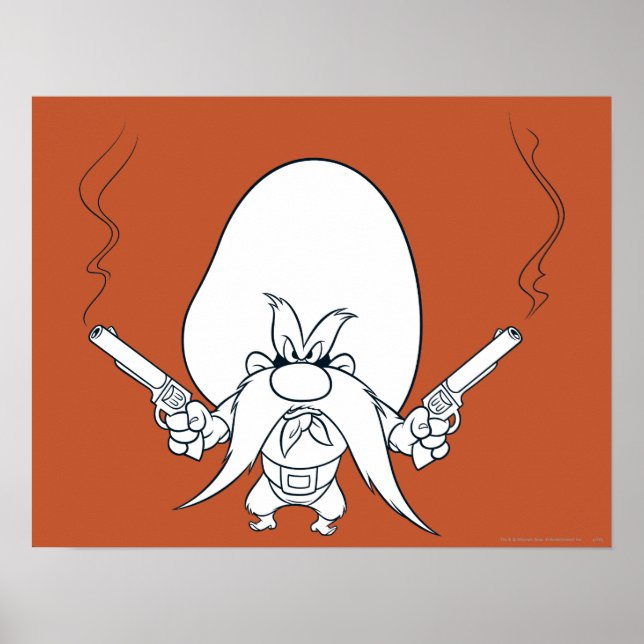 Affiche Yosemite Sam Fusils Fumeurs (Devant)