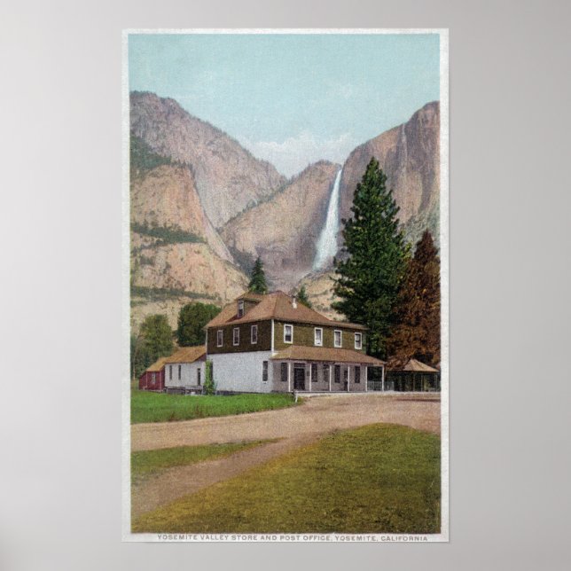 Affiche Yosemite Valley Store and Post Office (Devant)