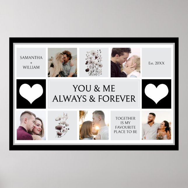 Affiche You and Me Always & Forever Photo Collage (Devant)