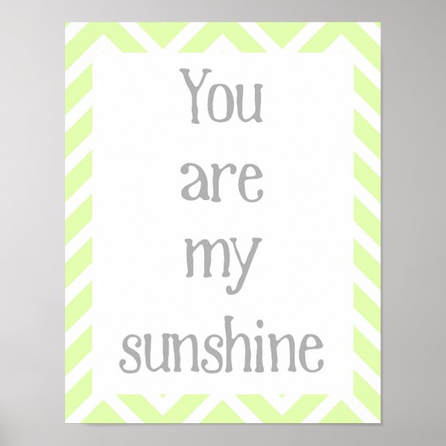 Affiche You Are My Sunshine (Devant)