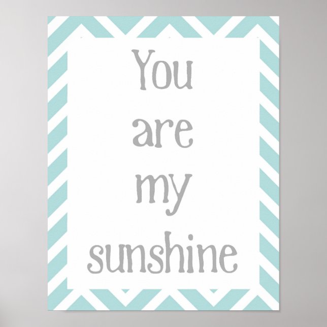 Affiche You Are My Sunshine (Devant)