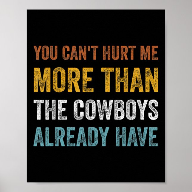 Affiche You Can't Hurt Me More Than The Already Have  (Devant)