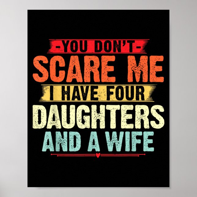 Affiche You Don't E Me I Have Four Daughters And A Wife Fo (Devant)