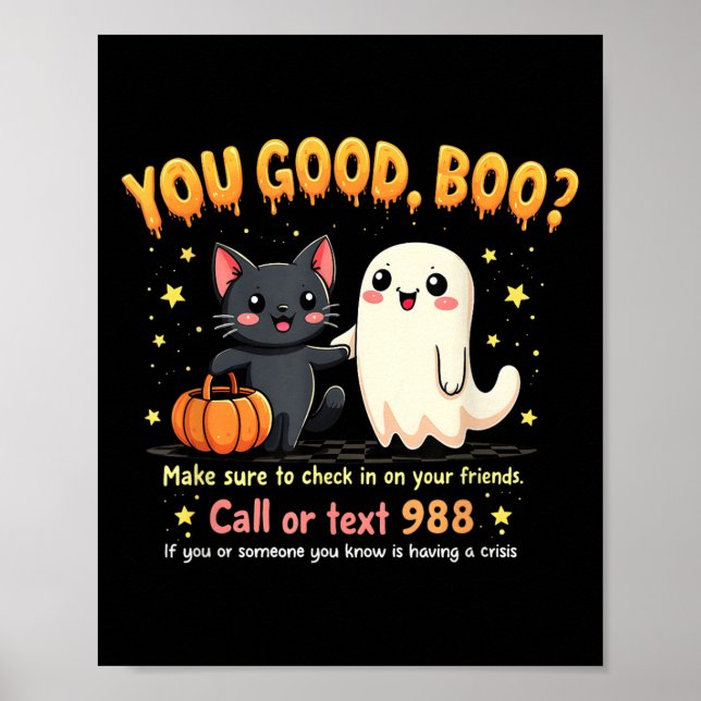 Affiche You Good, Boo_ Suicide Prevention Mental Health Ha (Devant)