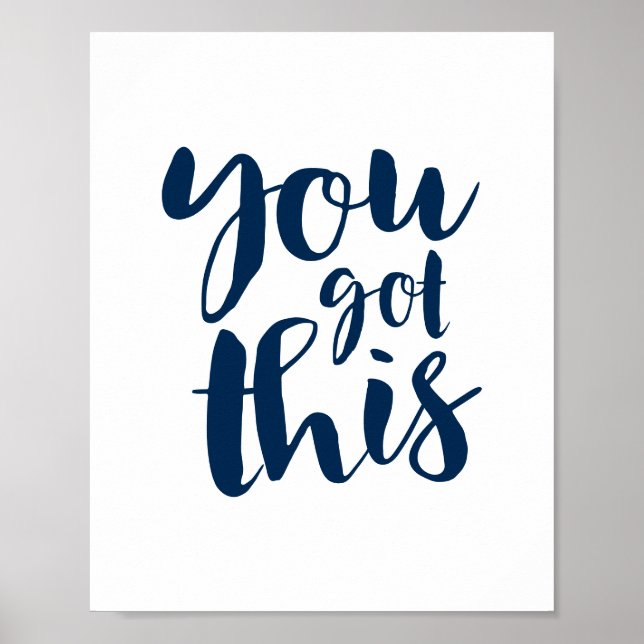 Affiche You Got This, Motivational Quote Gallery Wall (Devant)
