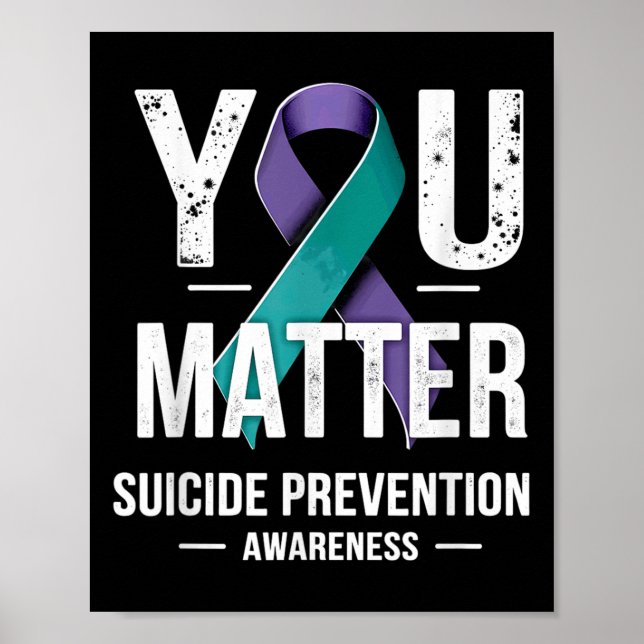 Affiche You Suicide Prevention Awareness  (Devant)