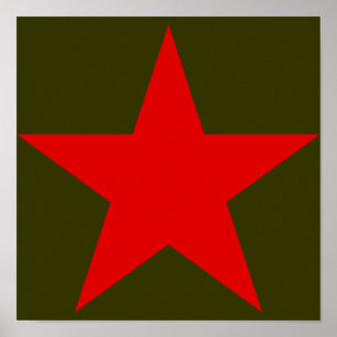 Affiche Yougoslavie étoile rouge