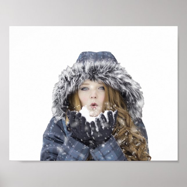 Affiche Young beautiful girl (Devant)