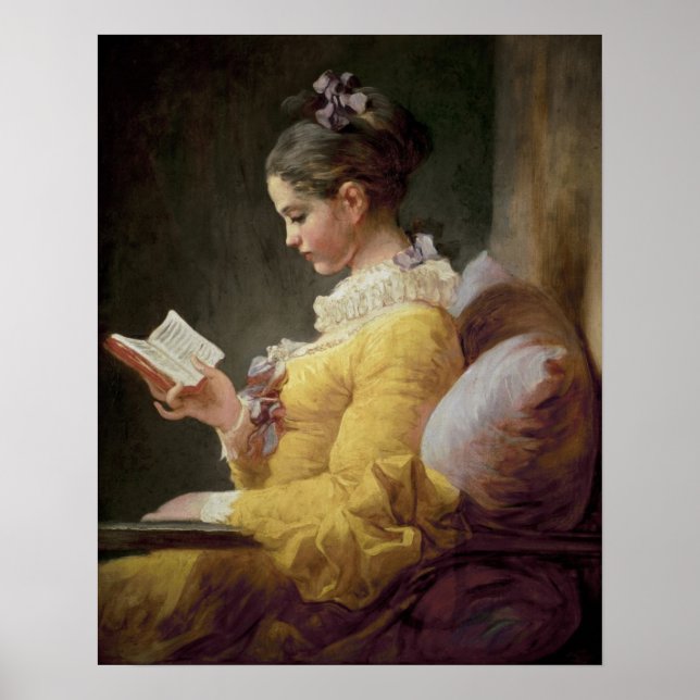 Affiche Young Girl Reading, c.1776 (Devant)