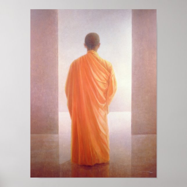 Affiche Young Monk back view Vietnam (Devant)
