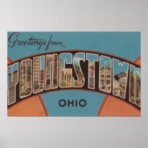 Affiche Youngstown, Ohio - grandes scènes 2 de lettre