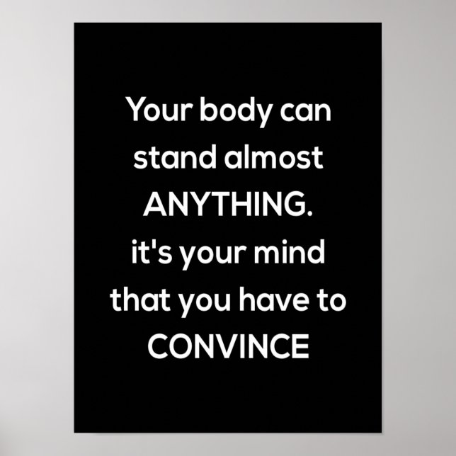 Affiche your body can stand almoto anytytytything (Devant)