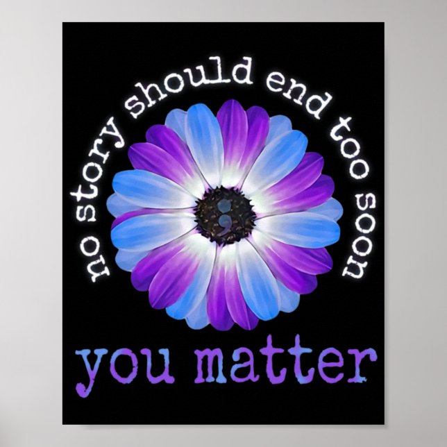 Affiche Your Life Problems Suicide Prevention Awareness Da (Devant)