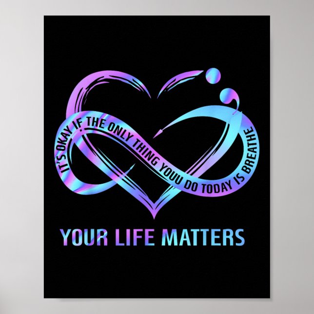 Affiche Your Life S Suicide Prevention Awareness Stay  (Devant)