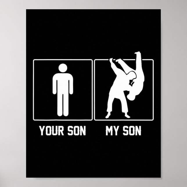 Affiche Your Son My Son Judo Karate Proud  (Devant)