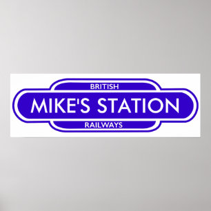 Affiche Your Station Sign