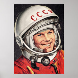 Affiche Youri Gagarine