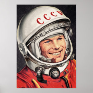 Affiche Youri Gagarine