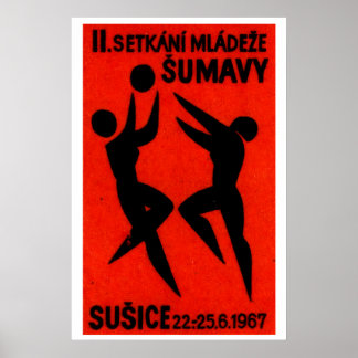Affiche Youth Convention Sports - Matchbox Print - Czech