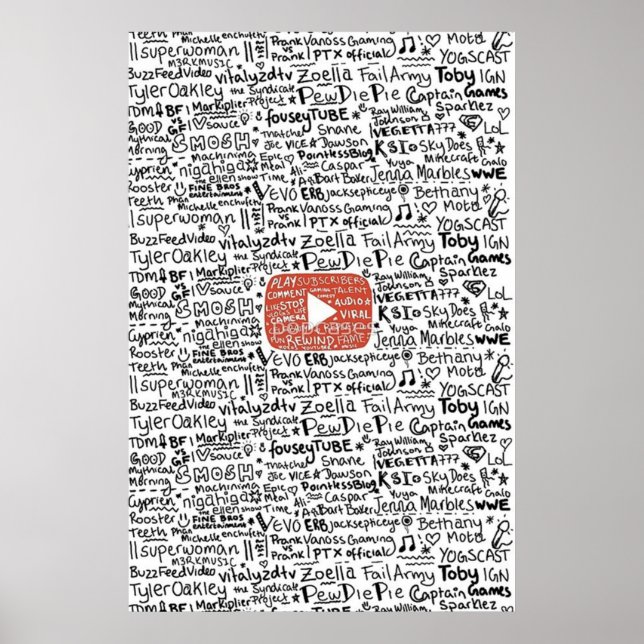 Affiche Youtube (Devant)