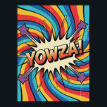 Affiche YOWZA ! Explosion de spirale : Pop Art Vintage<br><div class="desc">Transportez-vous dans un monde vibrant de bandes dessinées classiques et de pop art rétro avec cette affiche explosive. Ce design n'est pas seulement une image, c'est un cri visuel dynamique, qui capte parfaitement l'énergie et l'excitation de la culture pop du milieu du 20ème siècle. Ce qui le rend vraiment spécial,...</div>