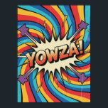 Affiche YOWZA ! Explosion de spirale : Pop Art Vintage<br><div class="desc">Transportez-vous dans un monde vibrant de bandes dessinées classiques et de pop art rétro avec cette affiche explosive. Ce design n'est pas seulement une image, c'est un cri visuel dynamique, qui capte parfaitement l'énergie et l'excitation de la culture pop du milieu du 20ème siècle. Ce qui le rend vraiment spécial,...</div>