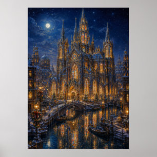 Affiche Yuletime Canal II - Cathédrale Lumineuse