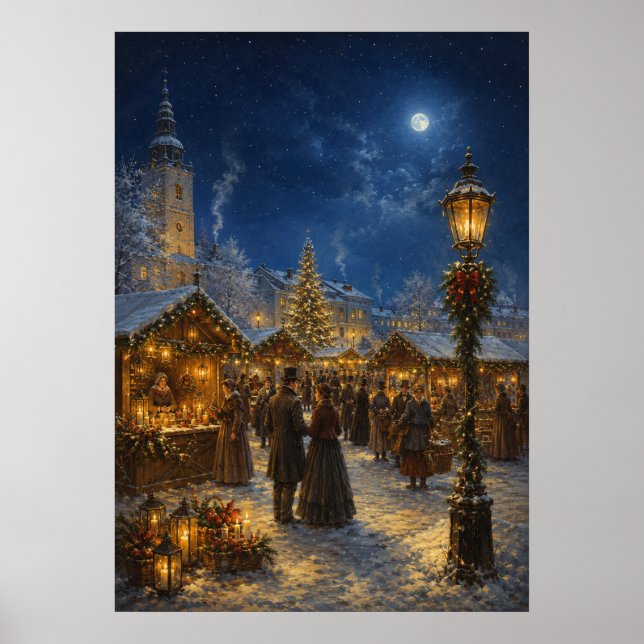 Affiche Yuletime City II - Marché de Noël (Devant)