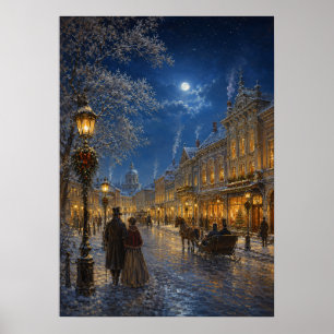 Affiche Yuletime City IV - Rue d'hiver Ornée