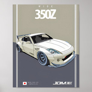 Affiche Z33 à carrosserie large