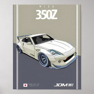 Affiche Z33 à carrosserie large