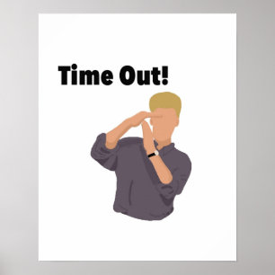 Affiche Zack Morris Time Out Peinture numérique