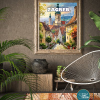 Affiche Zagreb, où chaque coin recèle un trésor ca
