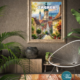 Affiche Zagreb, où chaque coin recèle un trésor ca