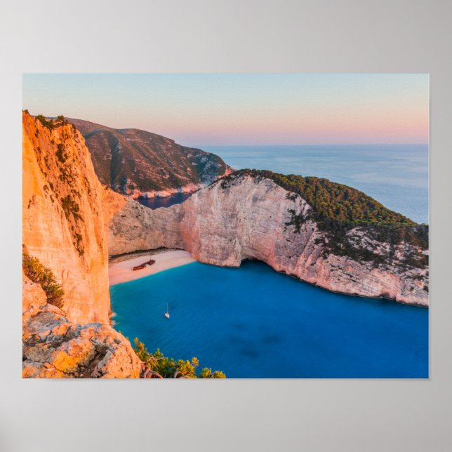Affiche Zakynthos, Grèce. (Devant)