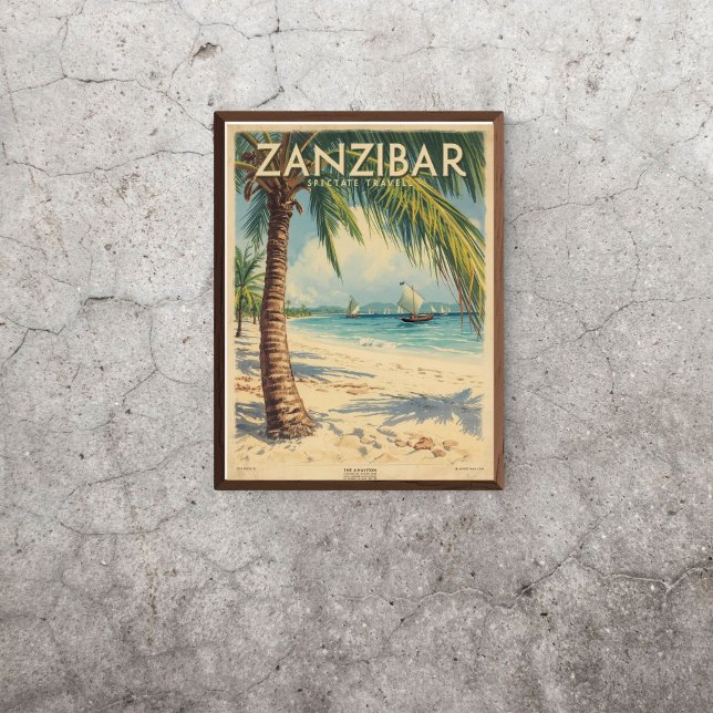 Affiche Zanzibar Breeze – Vintage East Africa  (Créateur téléchargé)