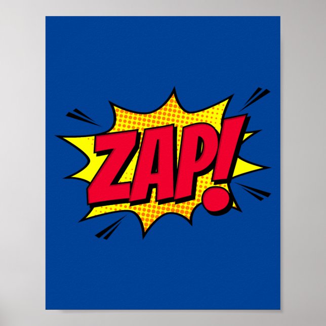 Affiche Zap ! Explosion d'art pop rétro (Devant)