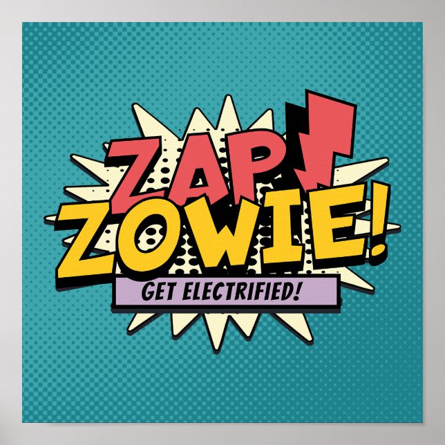 Affiche ZAP! ZOWIE! Électrisez-vous! (Devant)