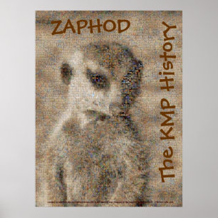 Affiche Zaphod - l'affiche d'histoire de KMP