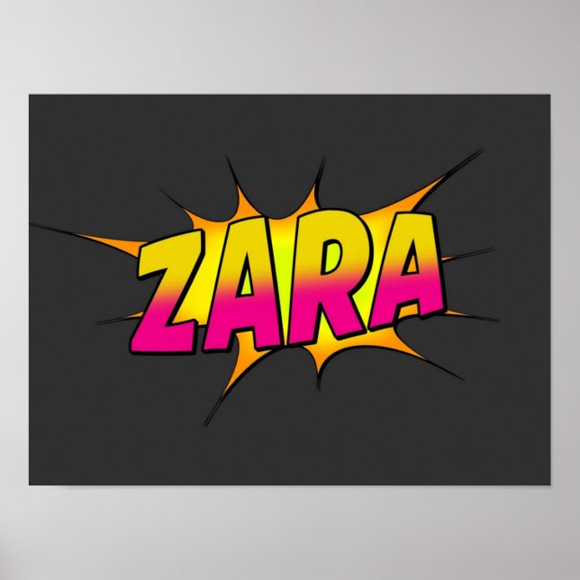 Affiche Zara (Devant)