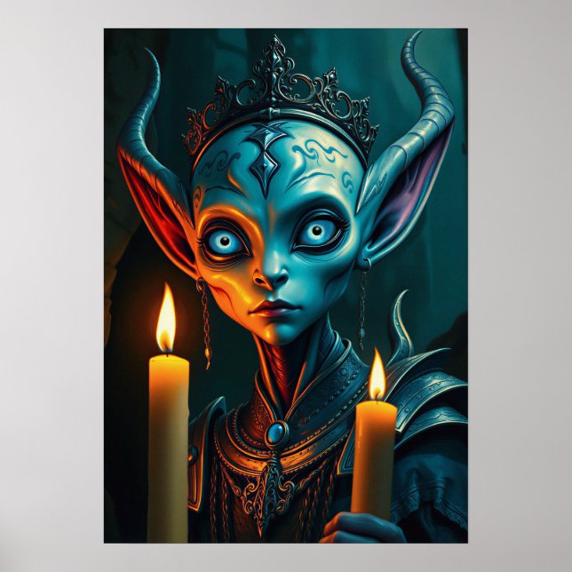 Affiche Zarathos the Flame-Ritualist - Dark Fantasy (Devant)