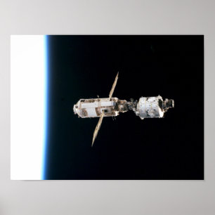 Affiche Zarya et Unité de la Station spatiale internationa