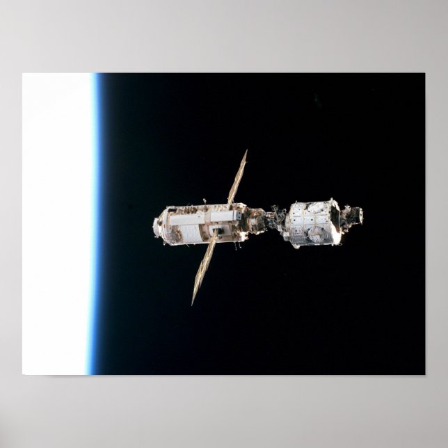 Affiche Zarya et Unité de la Station spatiale internationa (Devant)