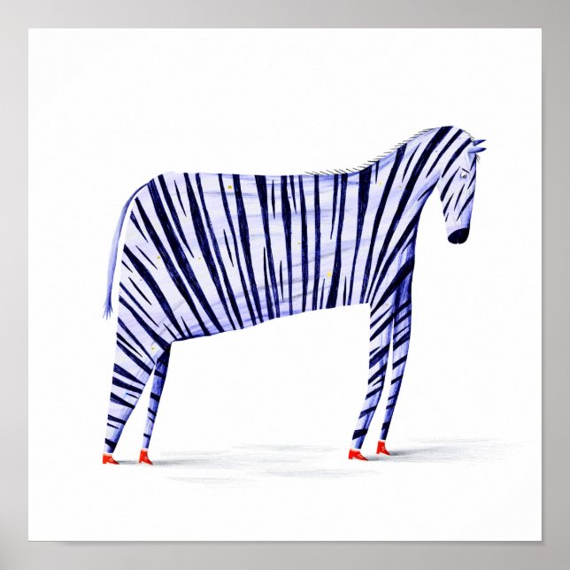 Affiche Zebra (Devant)
