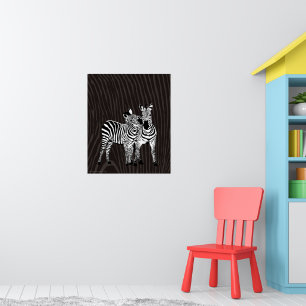 Affiche Zebra Play